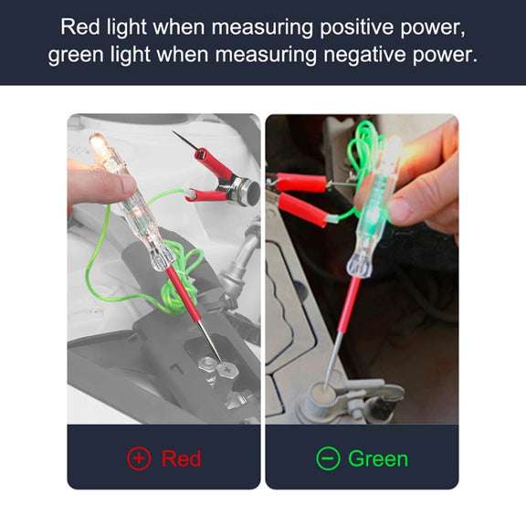 5pcs /Set Automotive Maintenance Test Pen Set Multifunctional Electricity Measuring Tester Light Tool