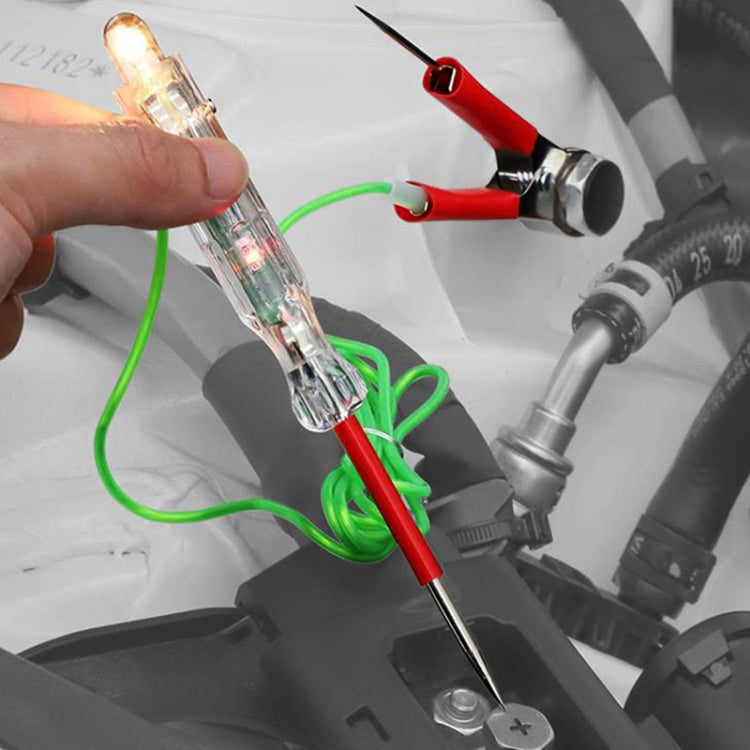 5pcs /Set Automotive Maintenance Test Pen Set Multifunctional Electricity Measuring Tester Light Tool