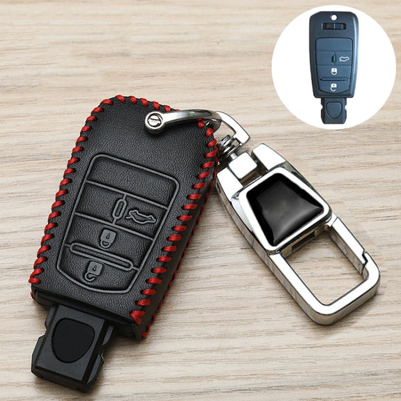 For Fiat Car Key Cover Multifunctional Keychain Anti-Lost Number Plate(B)