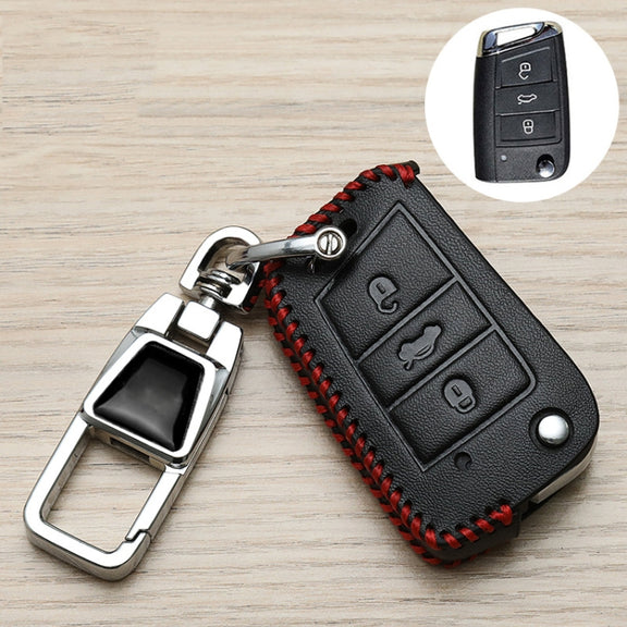 For Volkswagen Key Cover Multifunctional Keychain Anti-lost Number Plate, Style: B