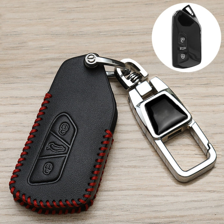 For Volkswagen Key Cover Multifunctional Keychain Anti-lost Number Plate, Style: H