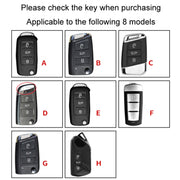 For Volkswagen Key Cover Multifunctional Keychain Anti-lost Number Plate, Style: B