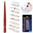9 Calligraphy Nibs+ Dip Pen Set For Cartoon Sketching Art Drawing - Fountain Pens by PMc TechLife | Online Shopping South Africa | PMc TechLife | Buy Now Pay Later Mobicred