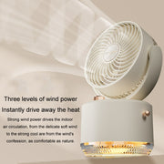USB Charging Cooler Air Conditioning Fan Desktop Cooling Fan Swing Humidifier(Green)