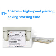 Xprinter XP-450B USB Port Supermarket Cashier Barcode Thermal Printer(UK Plug)