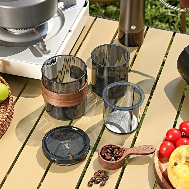3 In 1 Pour Over Coffee Maker with Filter Cup for Camping Travel Office Coffee