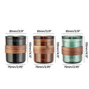 3 In 1 Pour Over Coffee Maker with Filter Cup for Camping Travel Office Aqua Green