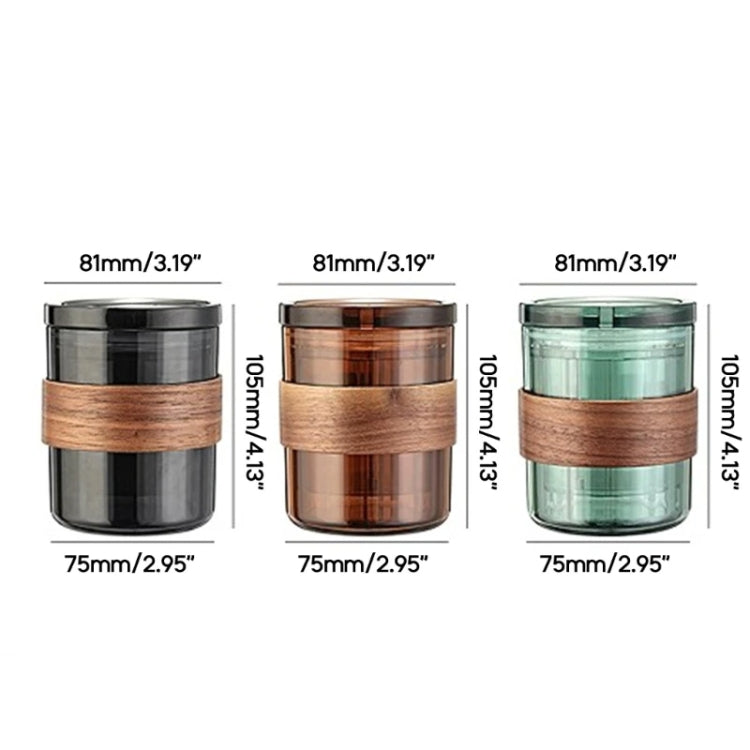 3 In 1 Pour Over Coffee Maker with Filter Cup for Camping Travel Office With Bag Brown