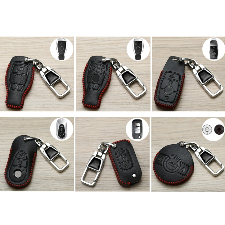 For Mercedes-Benz Car Key Cover Multifunctional Keychain Anti-lost Number Plate, Style: E