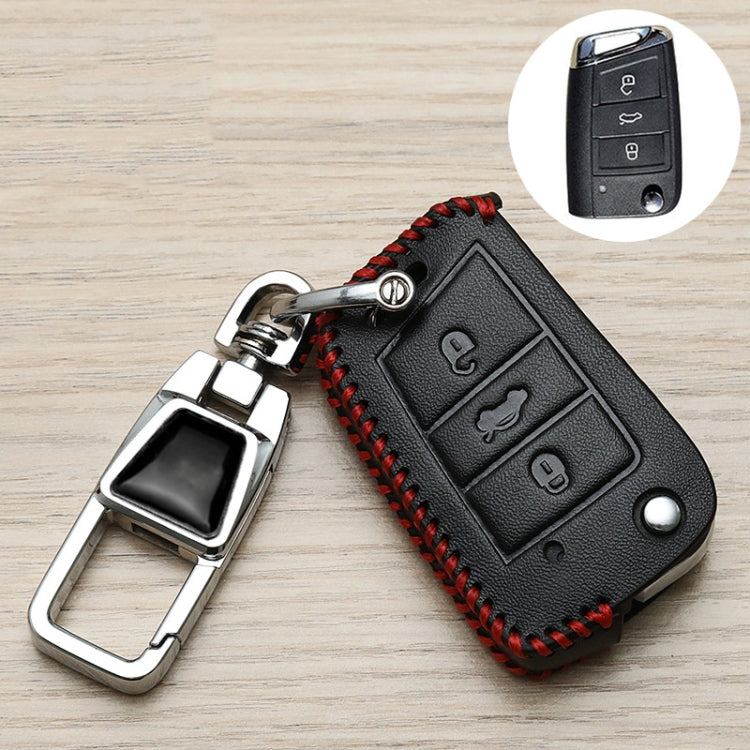For Skoda Car Key Cover Multifunctional Keychain Anti-lost Number Plate(B)