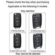 For Skoda Car Key Cover Multifunctional Keychain Anti-lost Number Plate(B)