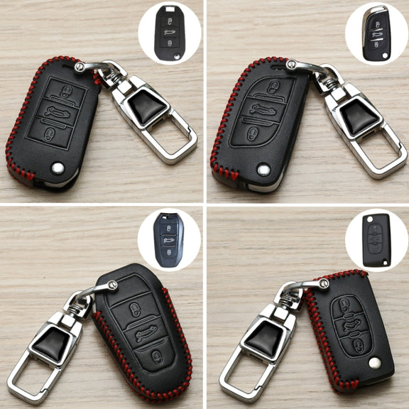 For Citroen Car Key Cover Multifunctional Keychain Anti-lost Number Plate(B)