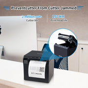 Xprinter XP-R330H 80mm Thermal Receipt Printer Sports Lottery Ticket Cashier Printer(EU Plug)