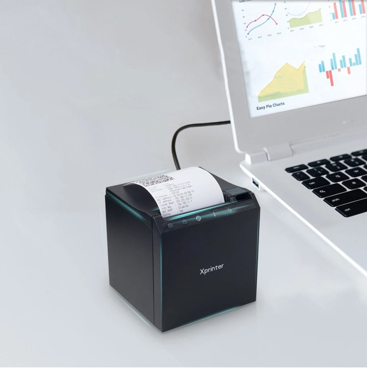 Xprinter XP-R330H 80mm Thermal Receipt Printer Sports Lottery Ticket Cashier Printer(US Plug)