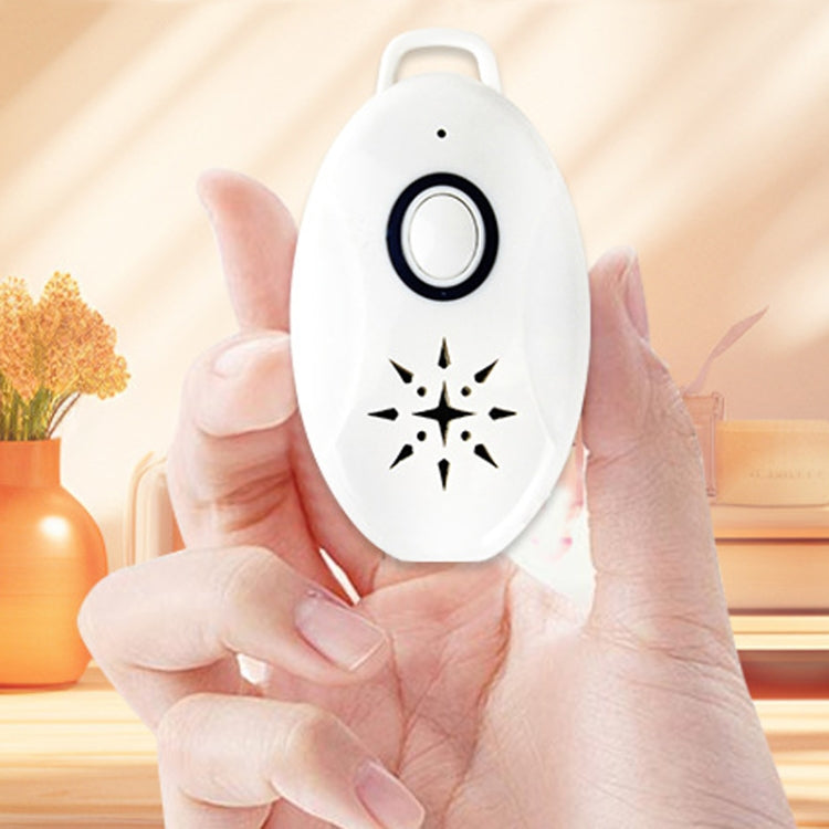 Mini USB Rechargeable Fly Repeller Outdoor Portable Mobile Mosquito Repellent Device(White)