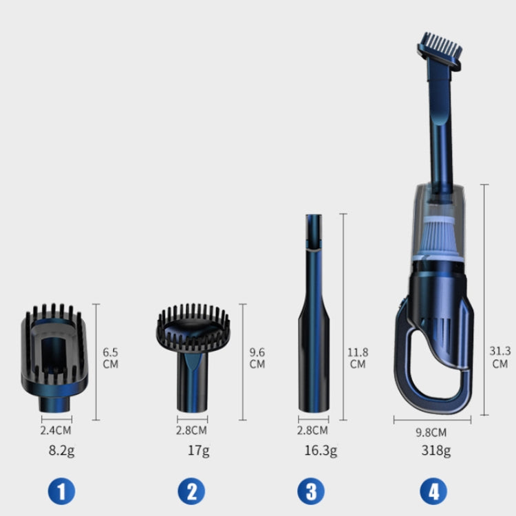 Mini Handheld High-power Car Wireless Powerful Vacuum Cleaner(F6050)