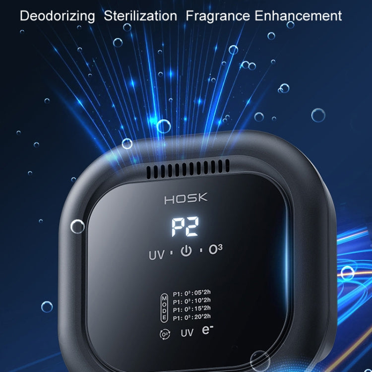 HOSK XT-01 UV Pet Air Purifier Household Deodorant Ozone Generator, Size: USB Plug(Black)