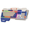 XUNSVFOX K90 Mechanical Feeling Metal Keyboard Gaming Computer Wired Keyboard(Siren Blue) - Wired Keyboard by XUNSVFOX | Online Shopping South Africa | PMC TechLife | Buy Now Pay Later Mobicred