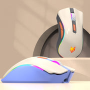 XUNSVFOX XYH52 Wireless Dual Mode Mouse Rechargeable And Silent Office Gaming Mouse(Shimmer)