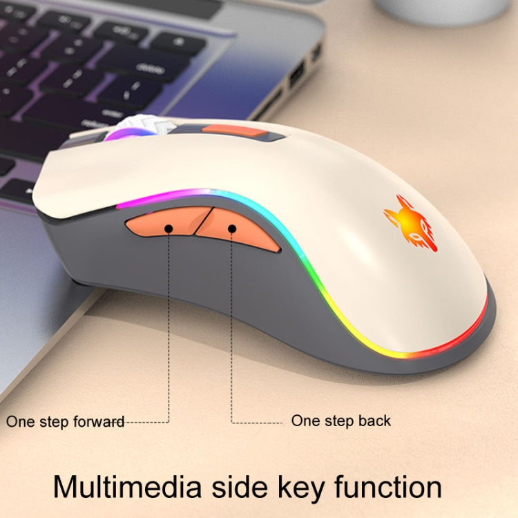 XUNSVFOX XYH52 Wireless Dual Mode Mouse Rechargeable And Silent Office Gaming Mouse(Shimmer)