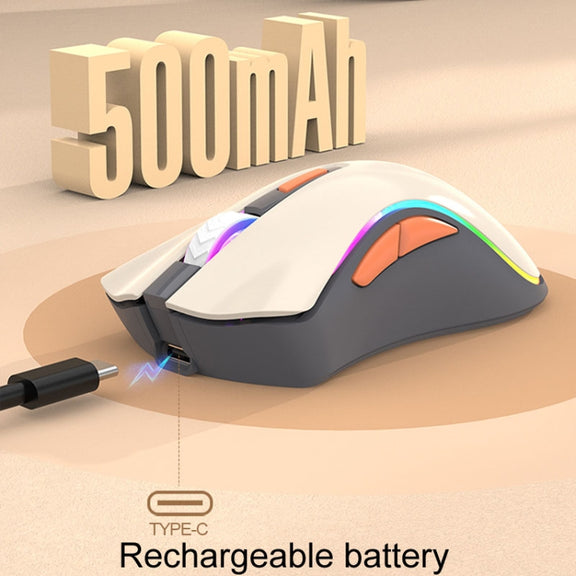 XUNSVFOX XYH52 Wireless Dual Mode Mouse Rechargeable And Silent Office Gaming Mouse(Shimmer)