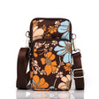Printed Crossbody Mobile Phone Bag Mini Wallet With Arm Band, Style: Coffee Printed - Single-shoulder Bags by PMC TechLife | Online Shopping South Africa | PMC TechLife | Buy Now Pay Later Mobicred