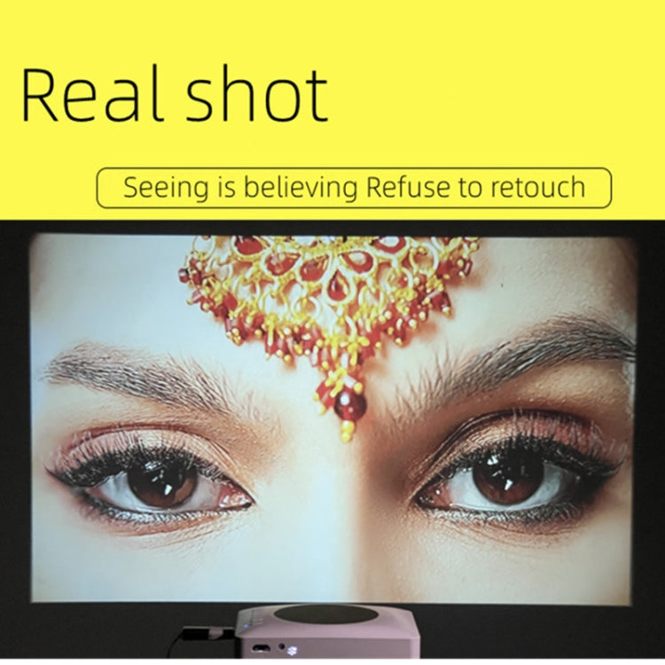 Y2S 1080P Mini LED WiFi Projector Support Wireless Wired Screen Mirroring Youtube Version(US Plug)