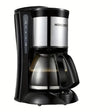 HOMEZEST 600W 0.65L  Automatic Drip Coffee Maker with Glass Carafe 2-6 Cup Capacity(323 Black UK Plug) - free shipping - PMC TechLife - Order now!