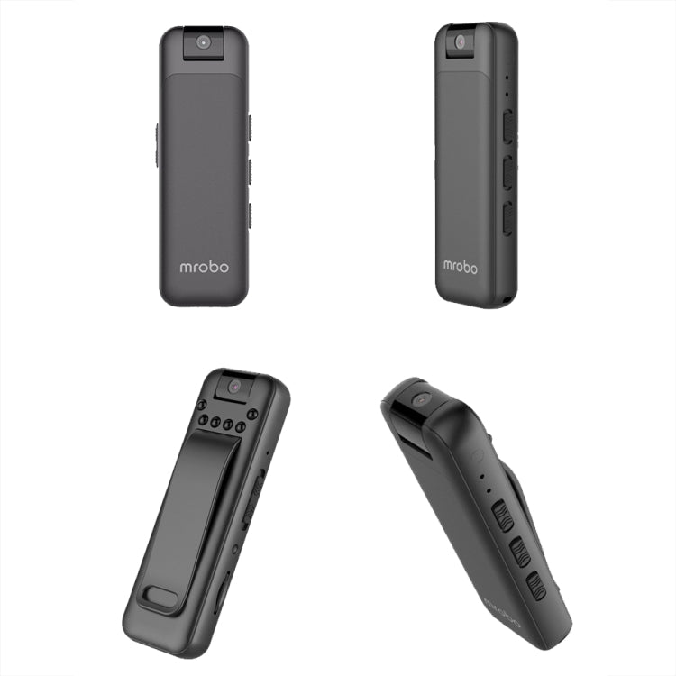 Mrobo D3 1080P Rotating Camera HD Infrared Night Recording Pen, Size: No Memory(Black)