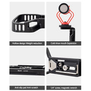 For Sony A7R4 / A7M4 Camera XILETU L-Type Quick Release Plate Shooting Expansion Bracket Cage