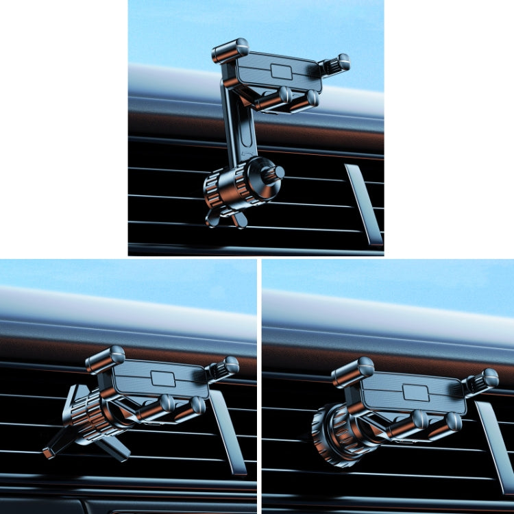 Car Mobile Phone Holder Navigation Air Outlet Support Fixed Bracket(Triangular Hook)