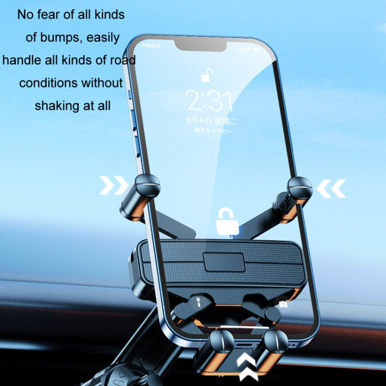 Car Mobile Phone Holder Navigation Air Outlet Support Fixed Bracket(Triangular Hook)