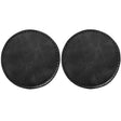 2pcs/ Set Car Suede Anti-Slip Water Coaster Car Interior Decoration(Black) - Car Drink Holders by PMC TechLife | Online Shopping South Africa | PMC TechLife | Buy Now Pay Later Mobicred
