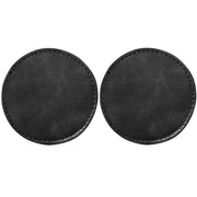 2pcs/ Set Car Suede Anti-Slip Water Coaster Car Interior Decoration(Black)