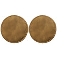 2pcs/ Set Car Suede Anti-Slip Water Coaster Car Interior Decoration(Brown) - Car Drink Holders by PMC TechLife | Online Shopping South Africa | PMC TechLife | Buy Now Pay Later Mobicred