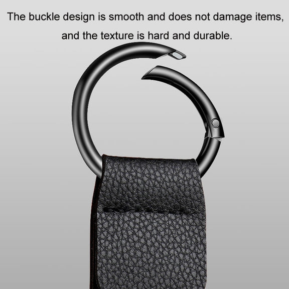 Car Seat Back Multifunctional Storage Metal Hook(Beige)
