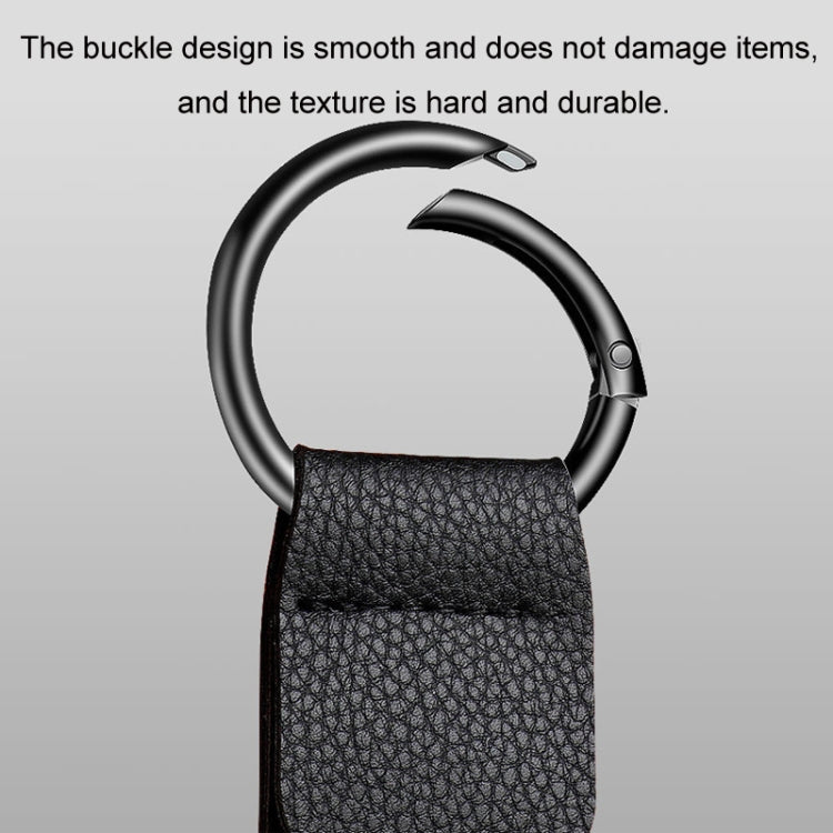 Car Seat Back Multifunctional Storage Metal Hook(Brown)