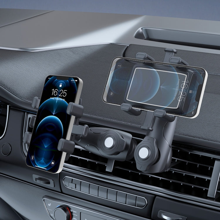 Car Multifunctional 360-degree Rotating Mobile Phone Holder(Air Outlet Model)