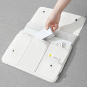 Multi-layer Water-resistant and Shock-absorbing Laptop Sleeve Laptop Storage Bag, Size: 14 inch(White)