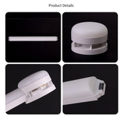JSK-P26 Smart WiFi Bluetooth Version RGB Direct Illumination Phantom Splicing Light, Support Amazon Alexa / Google Assistant / DuerOS, Style: 9 Sections+EU Plug Adapter(White)