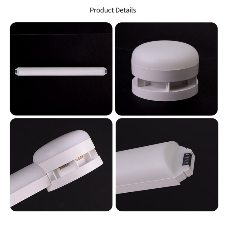 JSK-P26 Smart WiFi Bluetooth Version RGB Direct Illumination Phantom Splicing Light, Support Amazon Alexa / Google Assistant / DuerOS, Style: 9 Sections+AU Plug Adapter(White)
