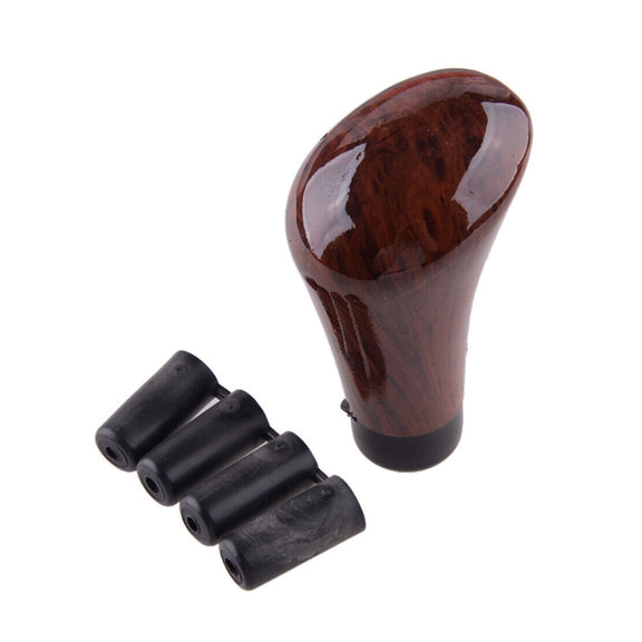 Walnut Car Shift Lever Handle Gear Head(Wood Grain)