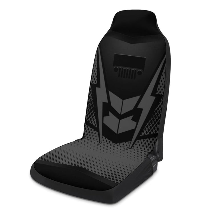 Car Universal Printed Seat Protector Automobile Decoration Supplies(Black)