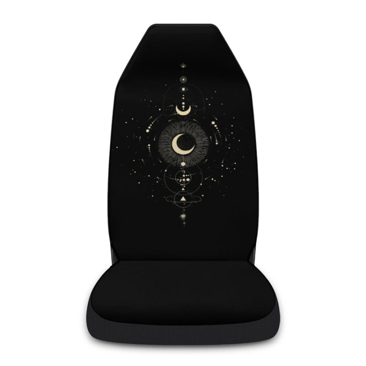 Car Universal Printed Seat Protector Automobile Decoration Supplies, Style: Gold Moon