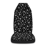 Car Universal Printed Seat Protector Automobile Decoration Supplies, Style: Footprint And Bone