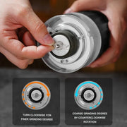 USB Automatic Wireless Electric Portable Coffee Grinder(Gray)