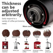 USB Automatic Wireless Electric Portable Coffee Grinder(Gray)