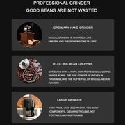 USB Automatic Wireless Electric Portable Coffee Grinder(Gray)