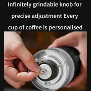 USB Automatic Wireless Electric Portable Coffee Grinder(Gray)