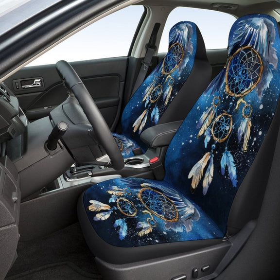 Car Universal Printed Seat Protector Automobile Decoration Supplies, Style: Dreamcatcher